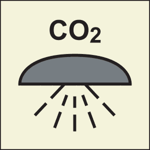Space protected by CO2 system, PET-XL