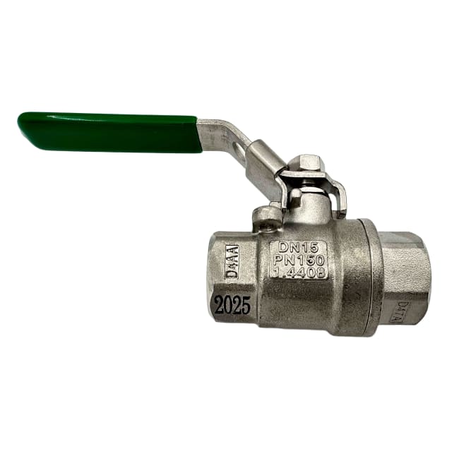 Kuleventil fullt løp Syrefast