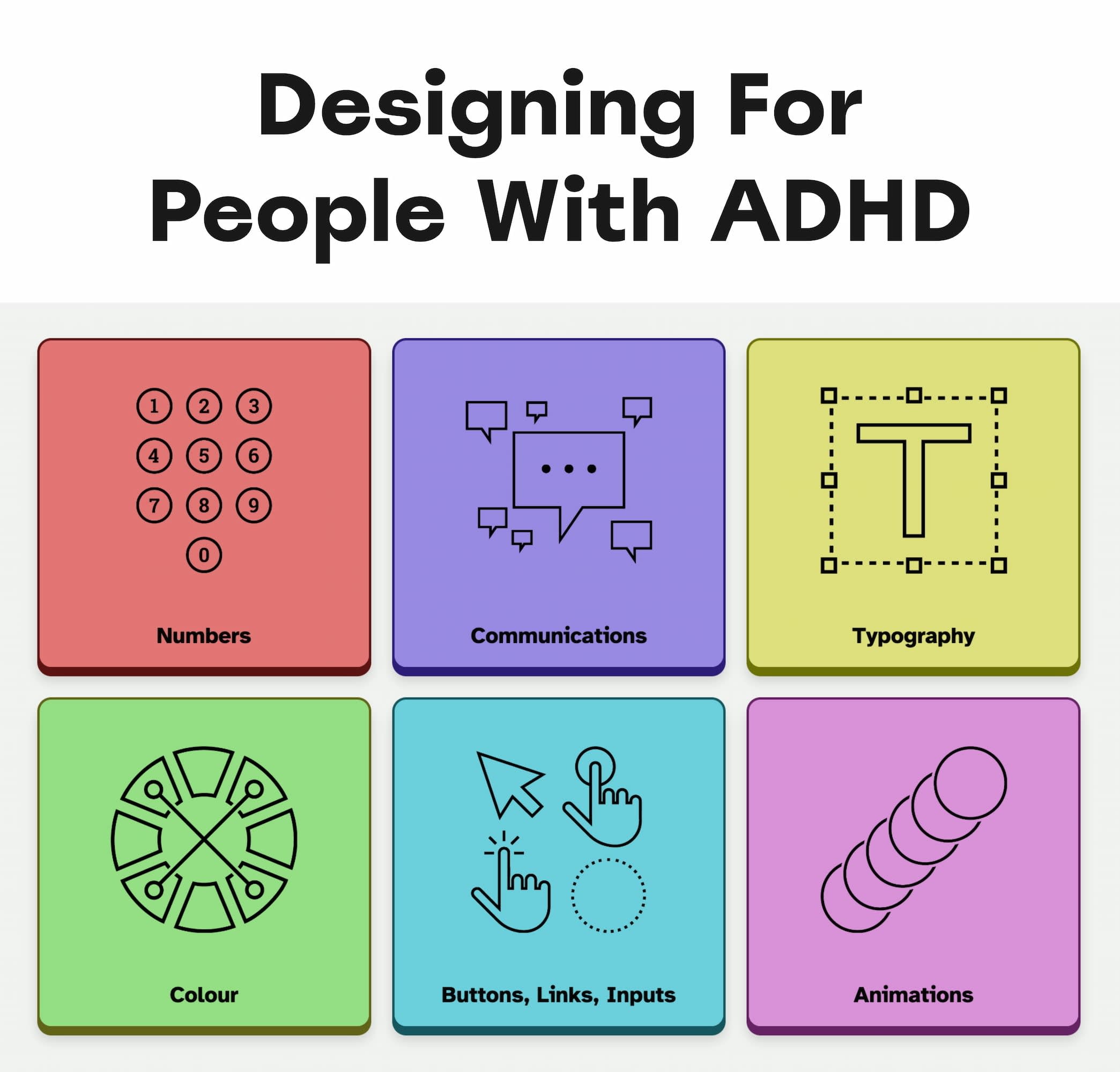 Neurodiversity Design System — design principles and personas informed by neurodiverse users