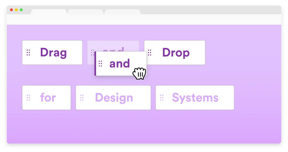 Drag and Drop for Design Systems