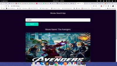 movie details application with reducers