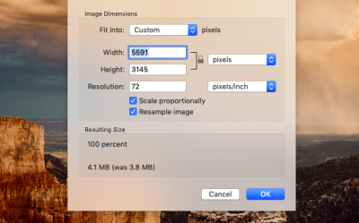 Original dimensions of image from Unsplash