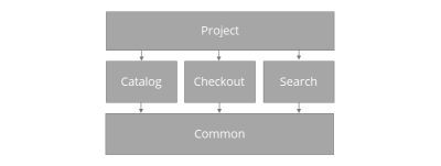 An overview of an modularized project example