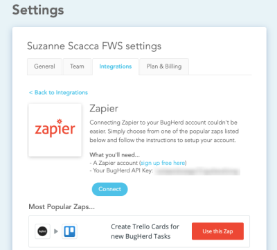 BugHerd - Zapier integration