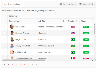 DevExtreme Data Grid