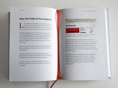 The UX Revolution Hardcover Book open