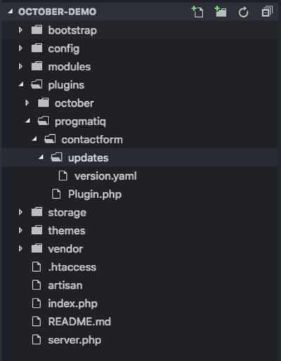 New plugin folder structure