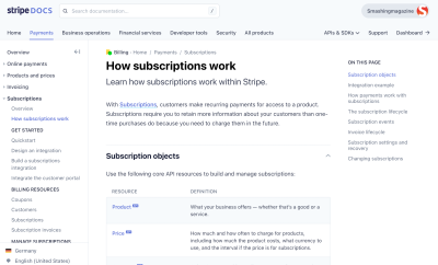 Stripe Docs