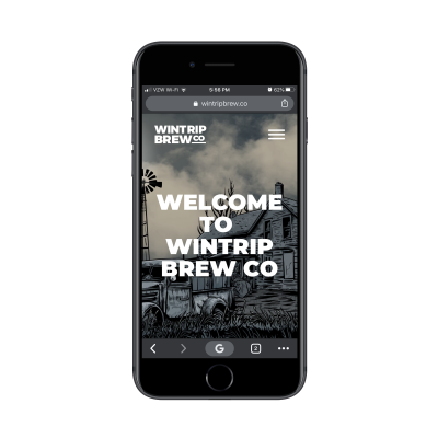 Wintrip Brew Co. mobile site