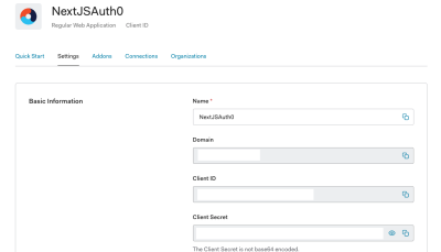 configuration options for the Auth0 Next.js SDK.