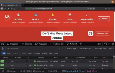 SmashingMag - Firefox Developer Edition