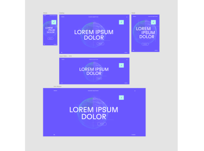 Optimal adaptation to different viewports sizes and aspect ratios with the FabUnit