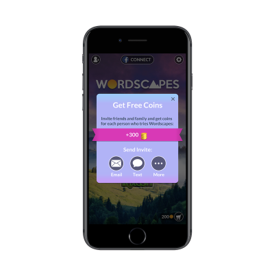 Wordscapes referral rewards