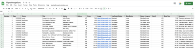 Google sheet with real data