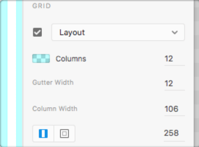 applying a grid to layout step 3