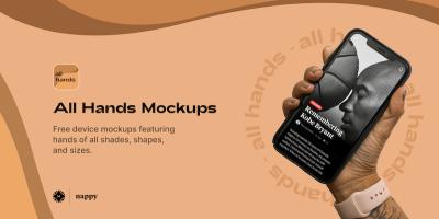 All hands mockup generator