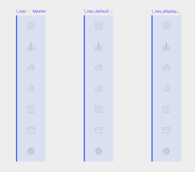 The master of i_nav with the two instances: default and displayed.