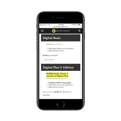 Billing Gazette monetizes a streamlined experience