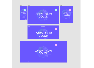 Visualization of the disadvantages of the fluid size approach with fixed minimum and maximum. A tick in a box for mobile and desktop, and a red cross for a tablet, larger screens, and extreme aspect ratios