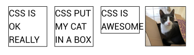 Irregular sized items in regular sized boxes