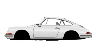 Final image 2/3: Let’s take a look at our Porsche 911 car — we’re more than half-way there!