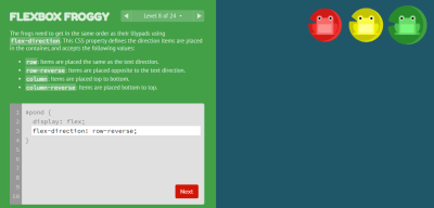 Flexbox Froggy