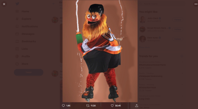 Gritty the mascot meme