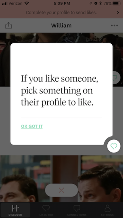 Hinge tooltips