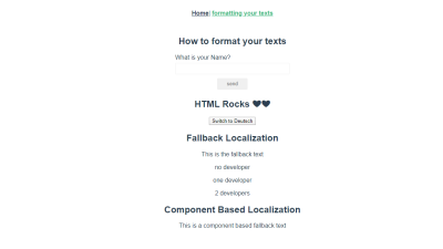 Component-based localization.