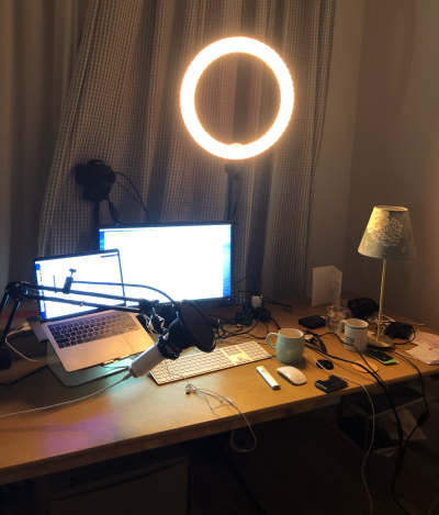 Vitaly’s workspace