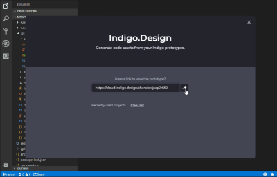 Indigo.Design Code Generator extension