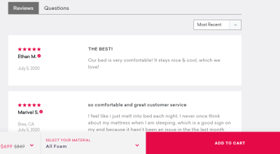 putting reviews on landing pages for social proof