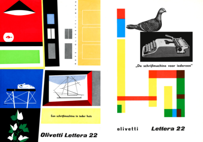 brochures designed by Giovanni Pintori