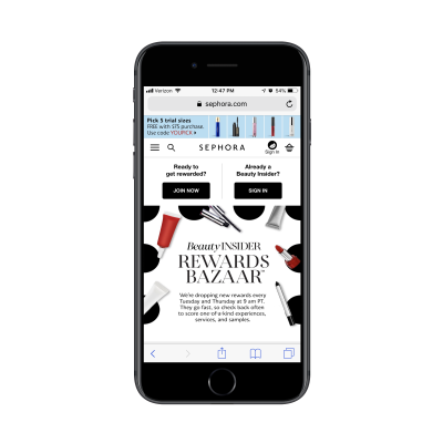 Sephora Rewards Bazaar loyalty program