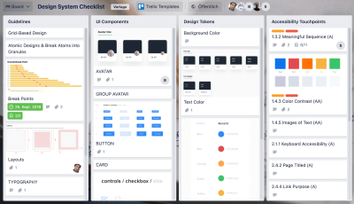 Design System Checklist Template