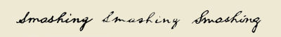 Three examples of fonts based on, or inspired by, the handwriting of Abraham Lincoln.