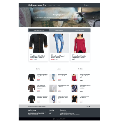 Demo e-commerce site