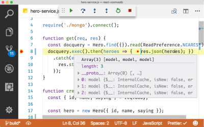 Set column breakpoints to break inside single lines of code.