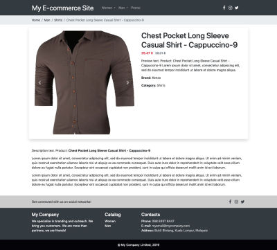 Product page