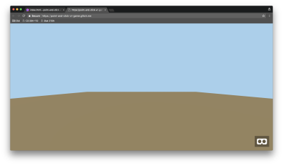 When navigating back to your preview, you will see the bakground colors blue and brown.