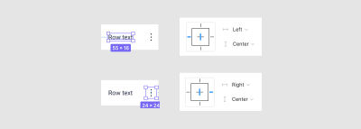 A screenshot showing specific constraints options