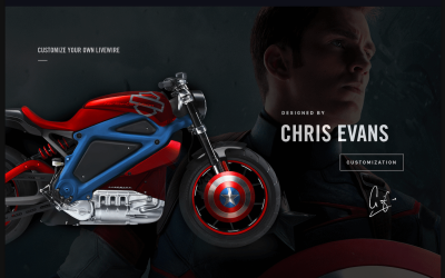 Harley Davidson Livewire bike configurator project