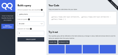 Quantity Selectors