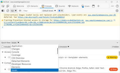 Re-designed drawer in DevTools which is called Quick View and displayed at the bottom of the toolbox