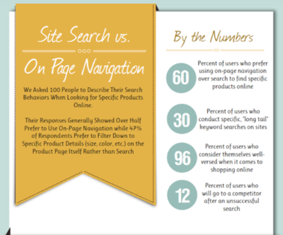 Kissmetrics site search infographic