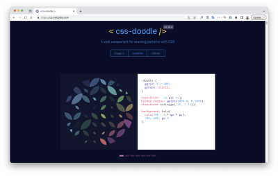 CSS Doodle: a deceptively powerful tool with a simple syntax