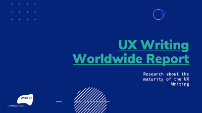 UX Writing Worldwide Report