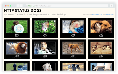 HTTP Status Dogs