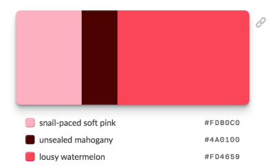 Overly Descriptive Color Palettes