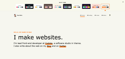 The Ordinary Made Extraordinary by Good Web Design 7 Max Böck’s personal website